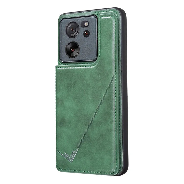 For Xiaomi 13T / 13T Pro / Redmi K60 Ultra Case Retro Kickstand PU Leather+TPU Phone Cover