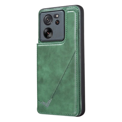 For Xiaomi 13T / 13T Pro / Redmi K60 Ultra Case Retro Kickstand PU Leather+TPU Phone Cover