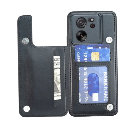 For Xiaomi 13T / 13T Pro / Redmi K60 Ultra Case Retro Kickstand PU Leather+TPU Phone Cover