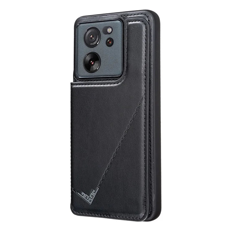 For Xiaomi 13T / 13T Pro / Redmi K60 Ultra Case Retro Kickstand PU Leather+TPU Phone Cover