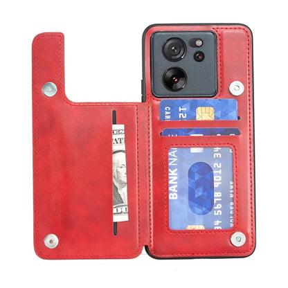 For Xiaomi 13T / 13T Pro / Redmi K60 Ultra Case Retro Kickstand PU Leather+TPU Phone Cover