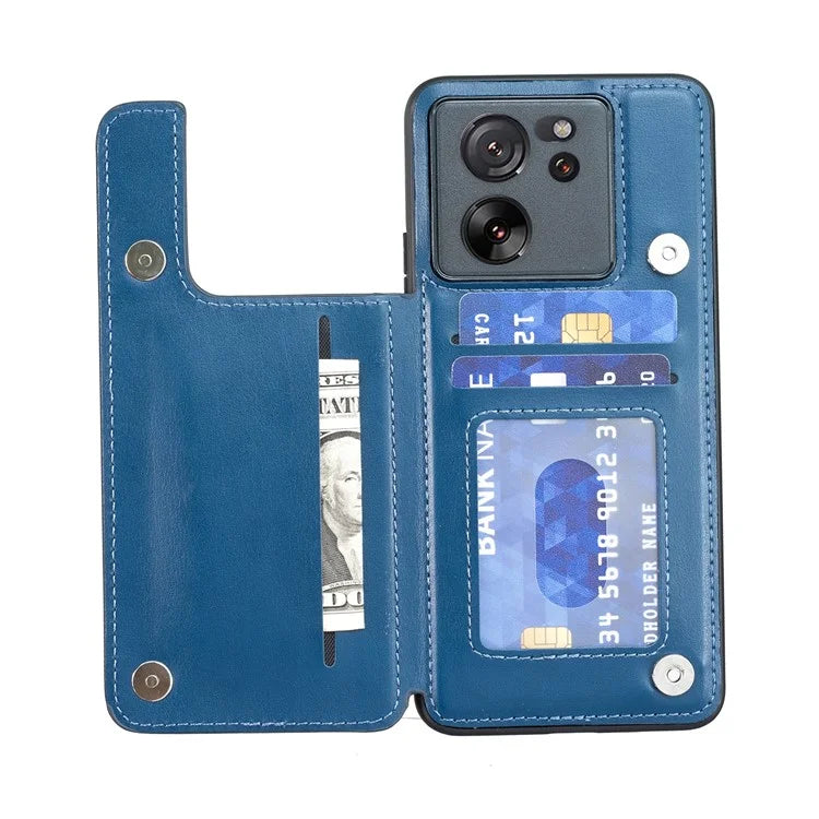 For Xiaomi 13T / 13T Pro / Redmi K60 Ultra Case Retro Kickstand PU Leather+TPU Phone Cover