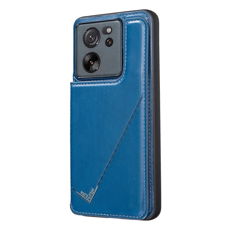 For Xiaomi 13T / 13T Pro / Redmi K60 Ultra Case Retro Kickstand PU Leather+TPU Phone Cover