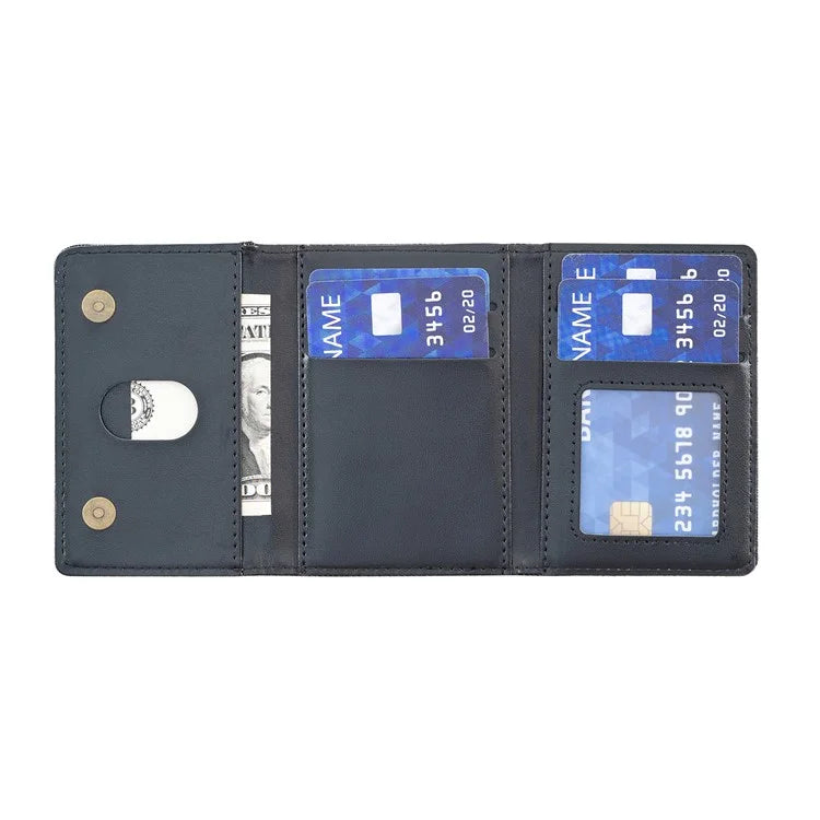 For iPhone 15 Plus Split-Design Wallet Case Jeans Cloth Phone Cover