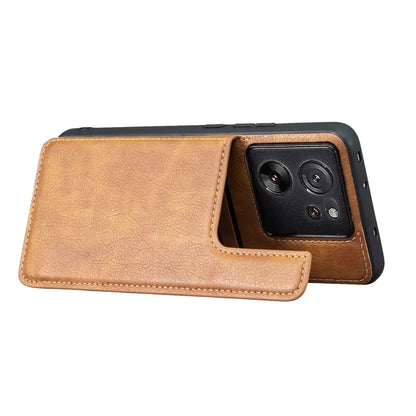 For Xiaomi 13T / 13T Pro Case Card Holder PU+TPU Cell Phone Cover with Kickstand