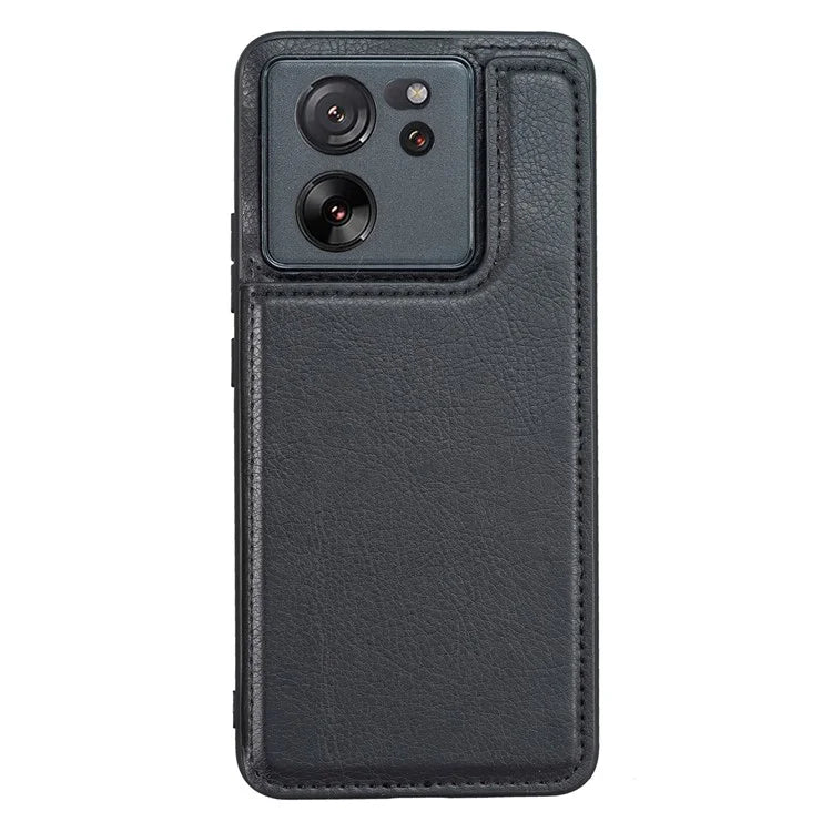 For Xiaomi 13T / 13T Pro Case Card Holder PU+TPU Cell Phone Cover with Kickstand