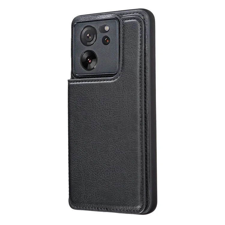 For Xiaomi 13T / 13T Pro Case Card Holder PU+TPU Cell Phone Cover with Kickstand