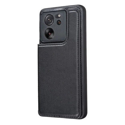 For Xiaomi 13T / 13T Pro Case Card Holder PU+TPU Cell Phone Cover with Kickstand