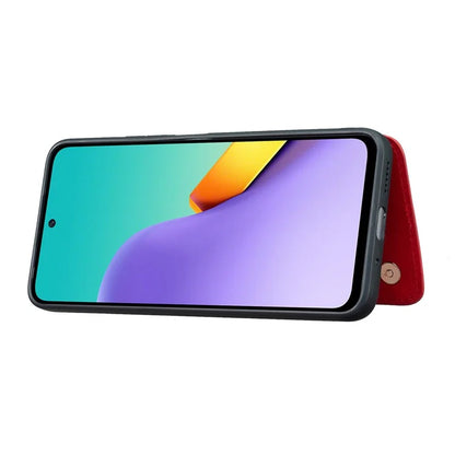 For Xiaomi Redmi 12 4G / 12 5G (Global) Case PU+TPU Protective Case Kickstand Phone Back Cover with Card Slots