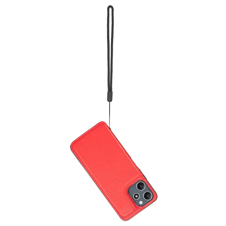 For Xiaomi Redmi 12 4G / 12 5G (Global) Case PU+TPU Protective Case Kickstand Phone Back Cover with Card Slots