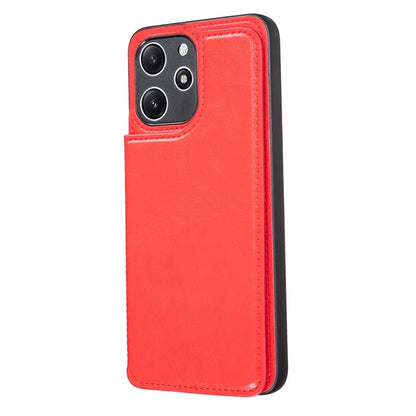 For Xiaomi Redmi 12 4G / 12 5G (Global) Case PU+TPU Protective Case Kickstand Phone Back Cover with Card Slots