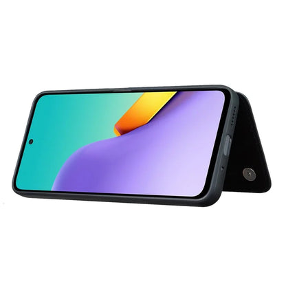 For Xiaomi Redmi 12 4G / 12 5G (Global) Case PU+TPU Protective Case Kickstand Phone Back Cover with Card Slots
