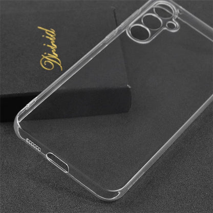 For Samsung Galaxy A35 5G TPU Case Anti-scratch Precise Lens Cutout Phone Back Cover- Transparent