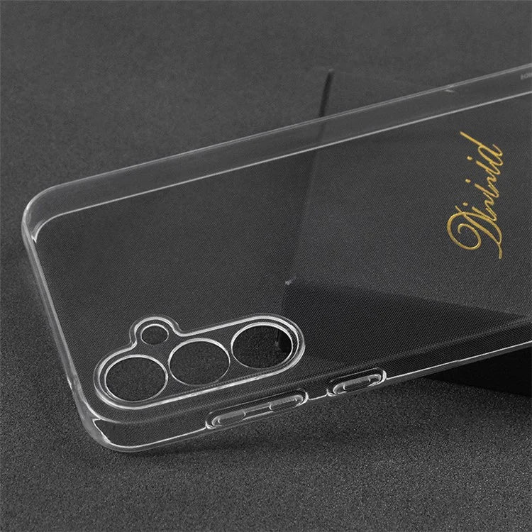 For Samsung Galaxy A35 5G TPU Case Anti-scratch Precise Lens Cutout Phone Back Cover- Transparent