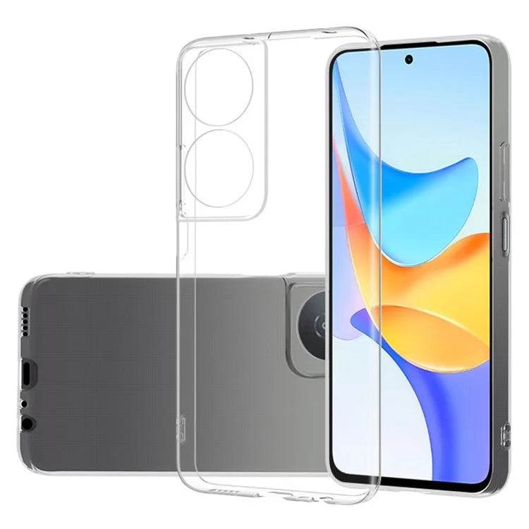 For 	Honor X7b 4G Case TPU Slim-Fit Precise Lens Cutout Phone Back Shell