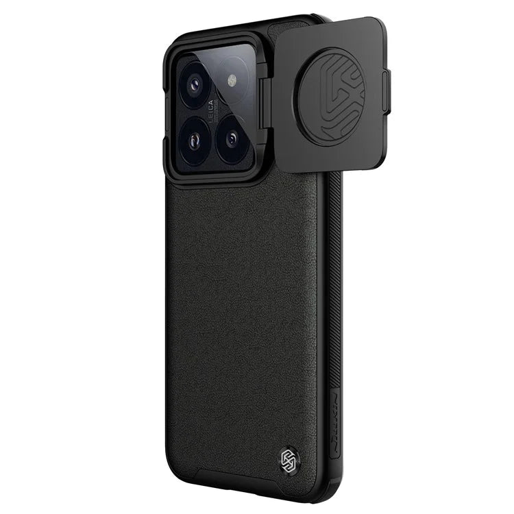 NILLKIN CamShield Prop For Xiaomi 14 Cell Phone Case Anti-drop Leather+PC+TPU Back Cover
