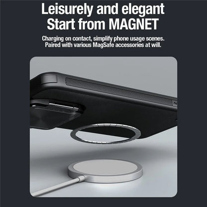 NILLKIN CamShield Prop For Xiaomi 14 Magnetic Case Kickstand Cover Compatible with Magsafe