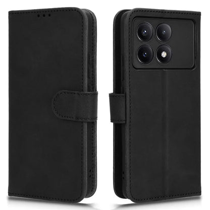 For Xiaomi Redmi K70E 5G / Poco X6 Pro 5G Cover Soft-Touch TPU+PU Leather Anti-fall Phone Wallet Case
