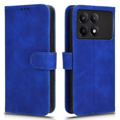 For Xiaomi Redmi K70E 5G / Poco X6 Pro 5G Cover Soft-Touch TPU+PU Leather Anti-fall Phone Wallet Case