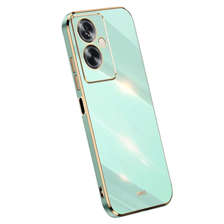 XINLI For Oppo A2 5G / A79 5G Phone Case Soft TPU Electroplating Cover