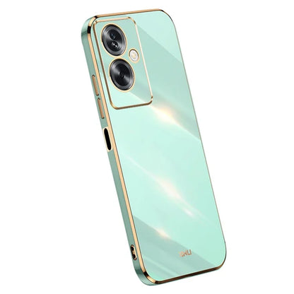 XINLI For Oppo A2 5G / A79 5G Phone Case Soft TPU Electroplating Cover