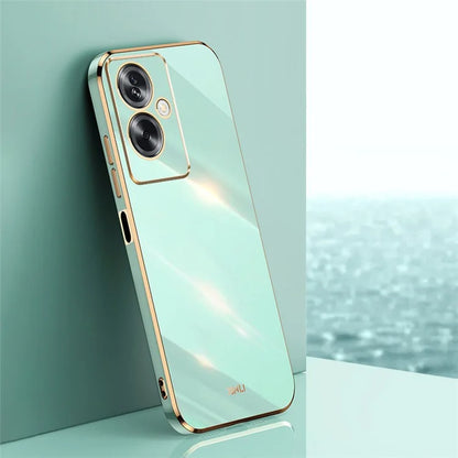 XINLI For Oppo A2 5G / A79 5G Phone Case Soft TPU Electroplating Cover