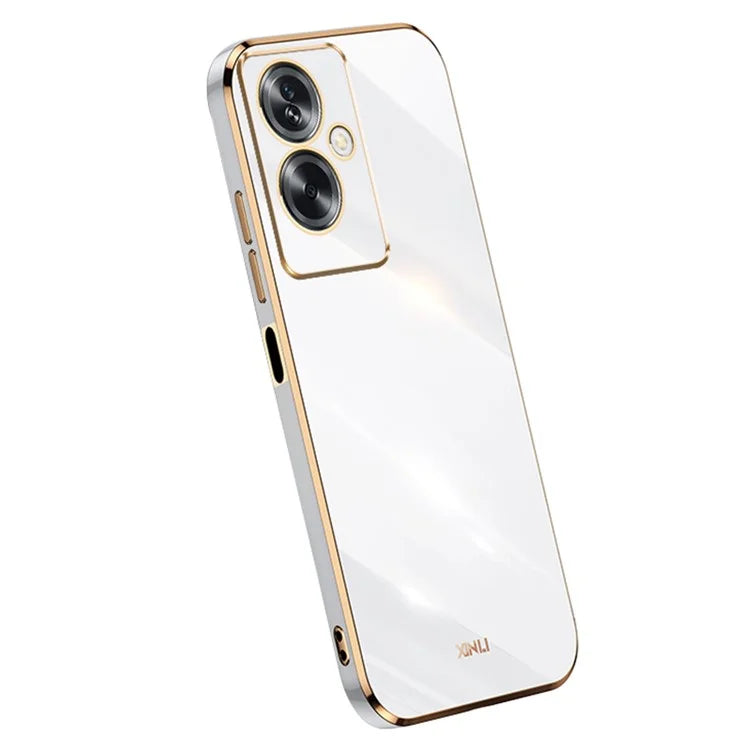 XINLI For Oppo A2 5G / A79 5G Phone Case Soft TPU Electroplating Cover