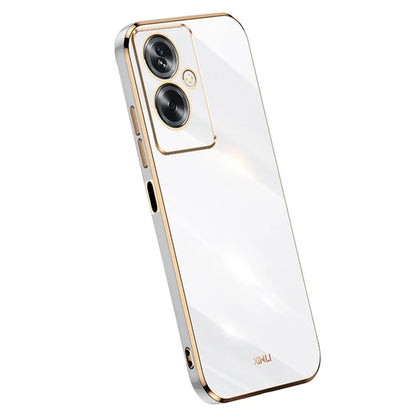 XINLI For Oppo A2 5G / A79 5G Phone Case Soft TPU Electroplating Cover