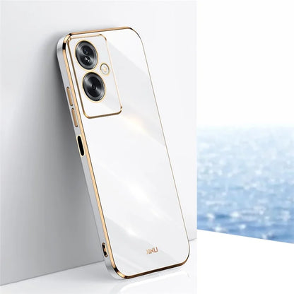 XINLI For Oppo A2 5G / A79 5G Phone Case Soft TPU Electroplating Cover