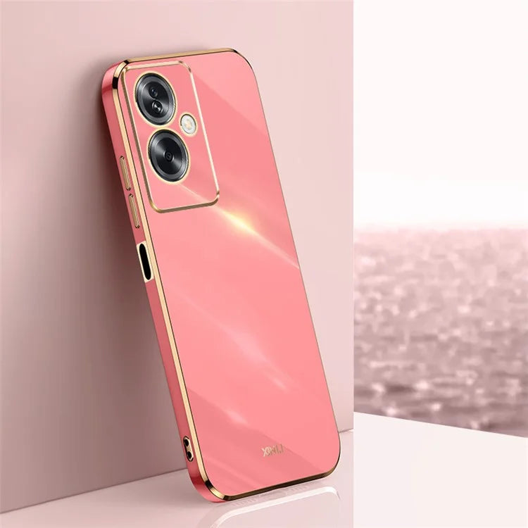 XINLI For Oppo A2 5G / A79 5G Phone Case Soft TPU Electroplating Cover