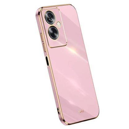 XINLI For Oppo A2 5G / A79 5G Phone Case Soft TPU Electroplating Cover