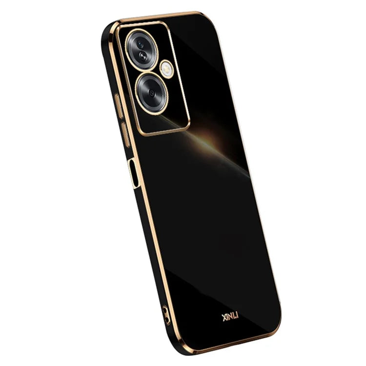 XINLI For Oppo A2 5G / A79 5G Phone Case Soft TPU Electroplating Cover