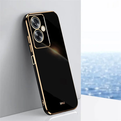 XINLI For Oppo A2 5G / A79 5G Phone Case Soft TPU Electroplating Cover