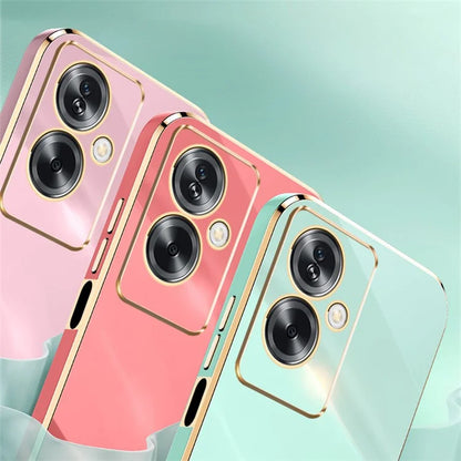 XINLI For Oppo A2 5G / A79 5G Phone Case Soft TPU Electroplating Cover