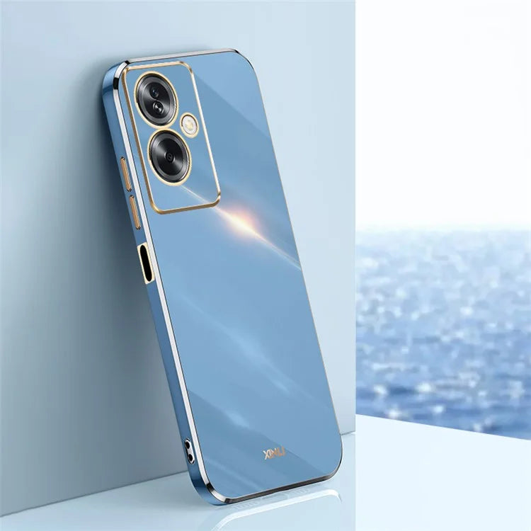 XINLI For Oppo A2 5G / A79 5G Phone Case Soft TPU Electroplating Cover