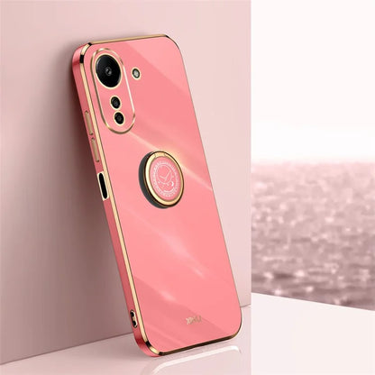 XINLI For Xiaomi Redmi 13C 4G / Poco C65 4G Case with Ring Holder Kickstand Soft TPU Phone Cover