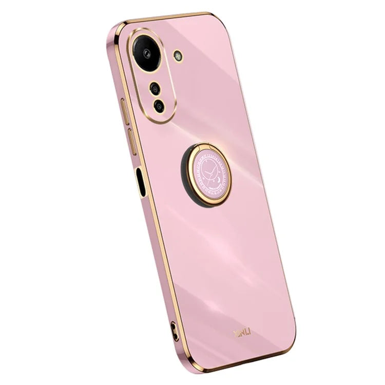 XINLI For Xiaomi Redmi 13C 4G / Poco C65 4G Case with Ring Holder Kickstand Soft TPU Phone Cover