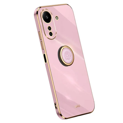 XINLI For Xiaomi Redmi 13C 4G / Poco C65 4G Case with Ring Holder Kickstand Soft TPU Phone Cover
