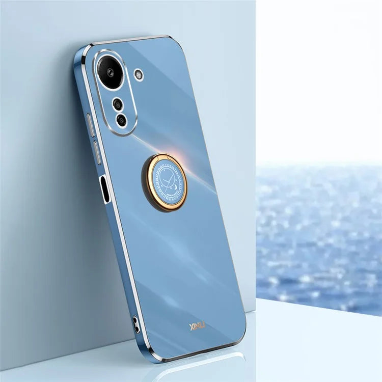 XINLI For Xiaomi Redmi 13C 4G / Poco C65 4G Case with Ring Holder Kickstand Soft TPU Phone Cover