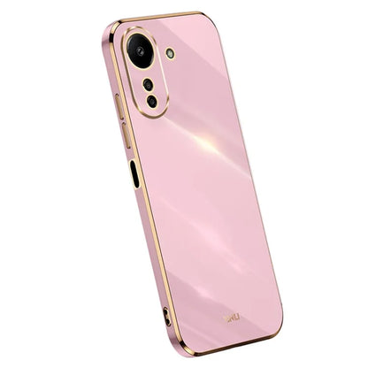 XINLI For Xiaomi Redmi 13C 4G / Poco C65 4G Case Electroplated Gold Edges Phone Cover