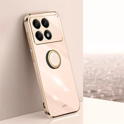 XINLI For Xiaomi Redmi K70 5G / K70 Pro 5G Case Kickstand Ring Holder TPU Phone Cover
