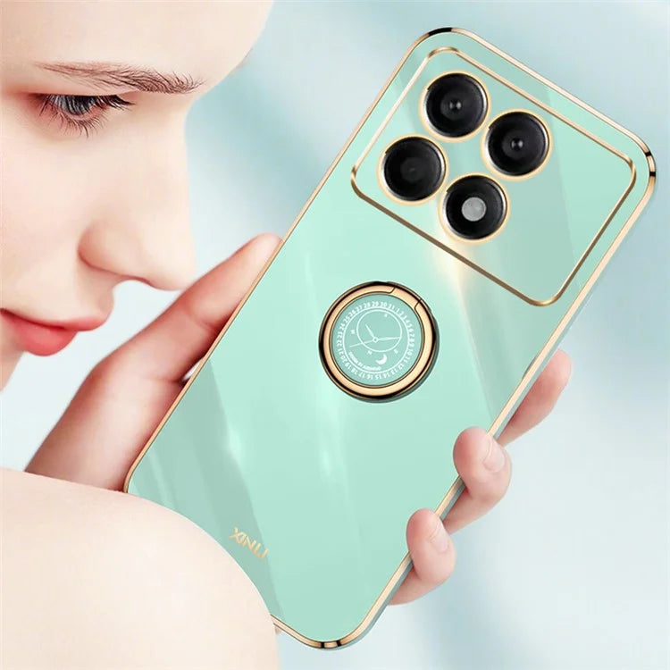 XINLI For Xiaomi Redmi K70 5G / K70 Pro 5G Case Kickstand Ring Holder TPU Phone Cover