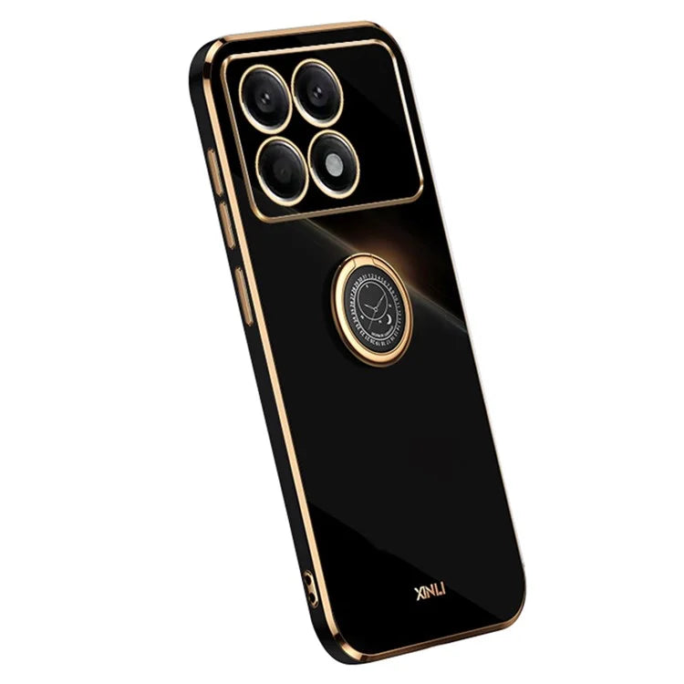 XINLI For Xiaomi Redmi K70 5G / K70 Pro 5G Case Kickstand Ring Holder TPU Phone Cover
