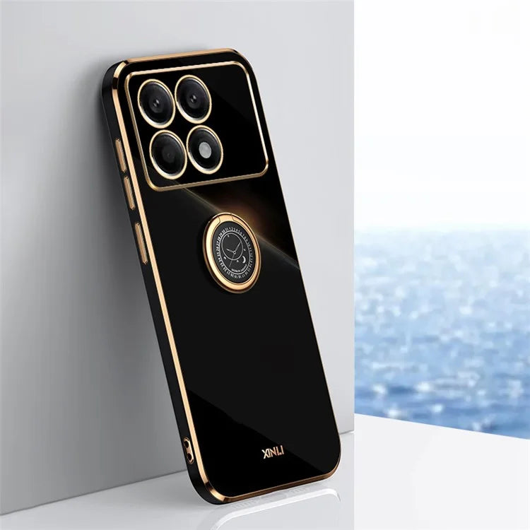 XINLI For Xiaomi Redmi K70 5G / K70 Pro 5G Case Kickstand Ring Holder TPU Phone Cover