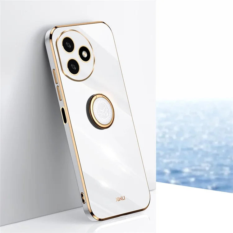 XINLI For Honor X50i+ 5G TPU Case with Kickstand Rotatable Ring Holder