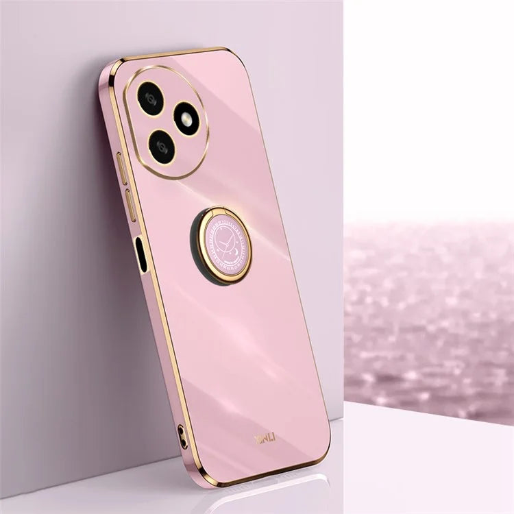 XINLI For Honor X50i+ 5G TPU Case with Kickstand Rotatable Ring Holder