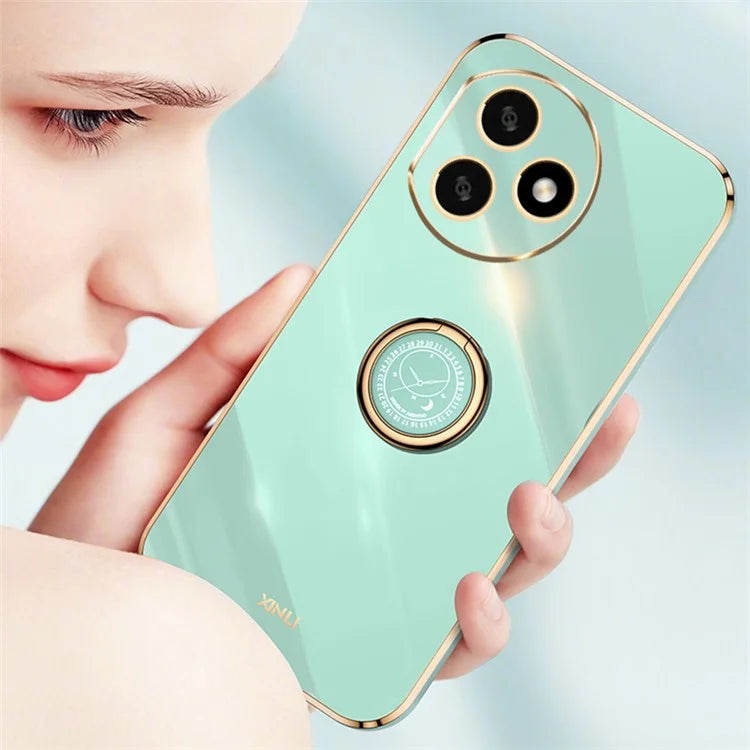 XINLI For Honor X50i+ 5G TPU Case with Kickstand Rotatable Ring Holder