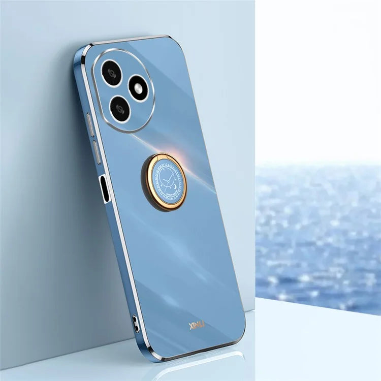 XINLI For Honor X50i+ 5G TPU Case with Kickstand Rotatable Ring Holder