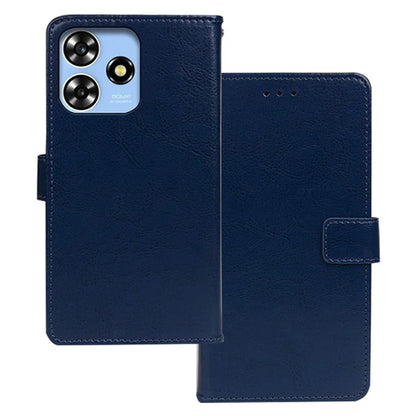 IDEWEI Crazy Horse Pattern Case for ZTE Blade V50 Smart Leather Cover Wallet