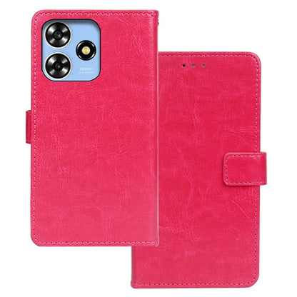 IDEWEI Crazy Horse Pattern Case for ZTE Blade V50 Smart Leather Cover Wallet